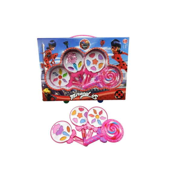 Kids Makeup Playset Lollipop Case – Miraculous Ladybug Style | BBT001/007/0011