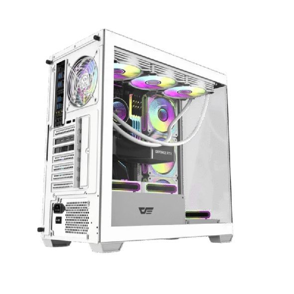 DarkFlash ATX PC Case - White | DS900W