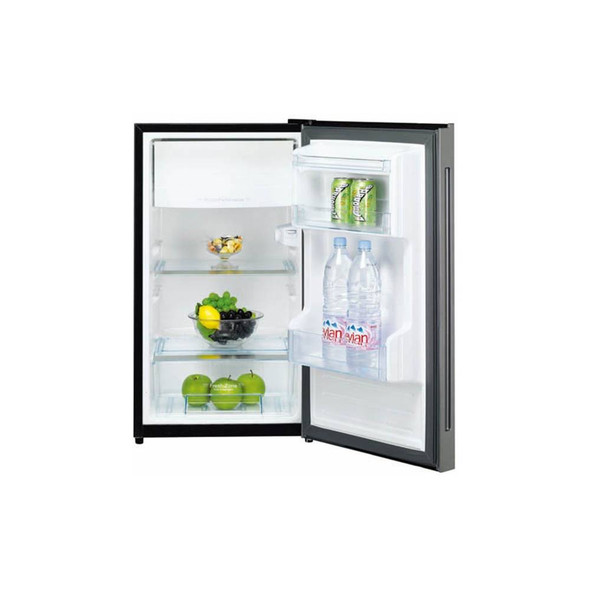 Campomatic Single Door Refrigerator 160L Black Glass | FR160BG