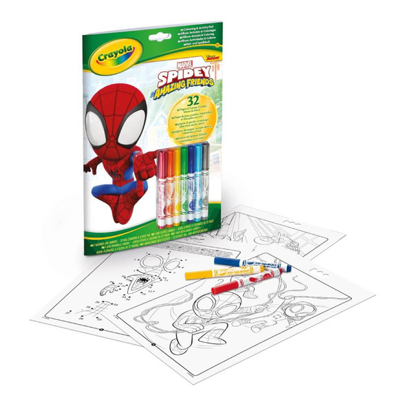 Crayola Spidey Coloring & Activity Album with Washable Markers | CY042809G