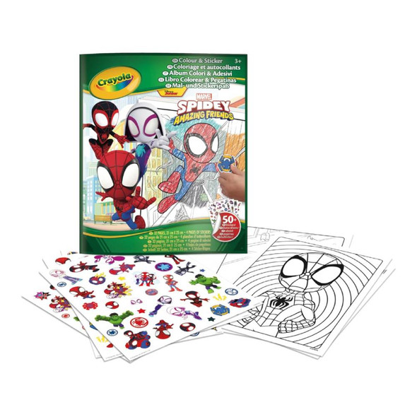 Crayola Color Wonder Spidey Neon Color & Sticker Set | CY040738G
