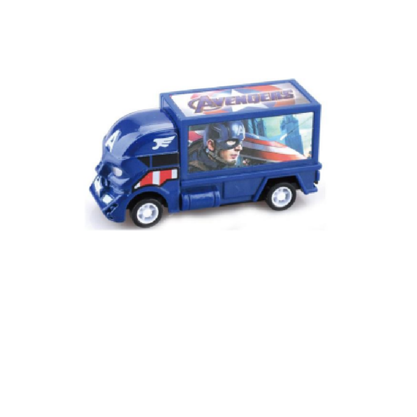 Avengers Die-Cast Truck – Captain America Edition Delivery Van Mini Vehicle | 060-5