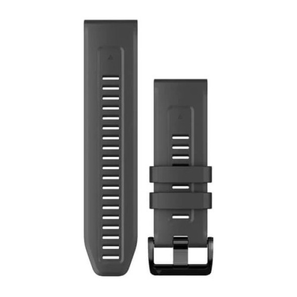 Garmin QuickFit Watch Bands for Epix Pro Gen 2 - Graphite Silicone - 22 mm | 010-13281-09