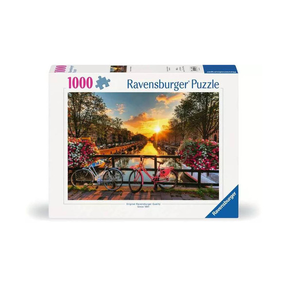 Ravensburger Bicycles in Amsterdam 1000 Pieces Puzzle | RV12000662