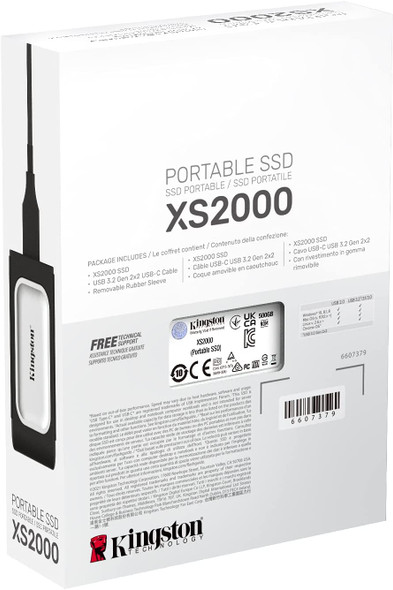 KINGSTON SSD 500GB XS2000 Portable SSD | SXS2000/500G