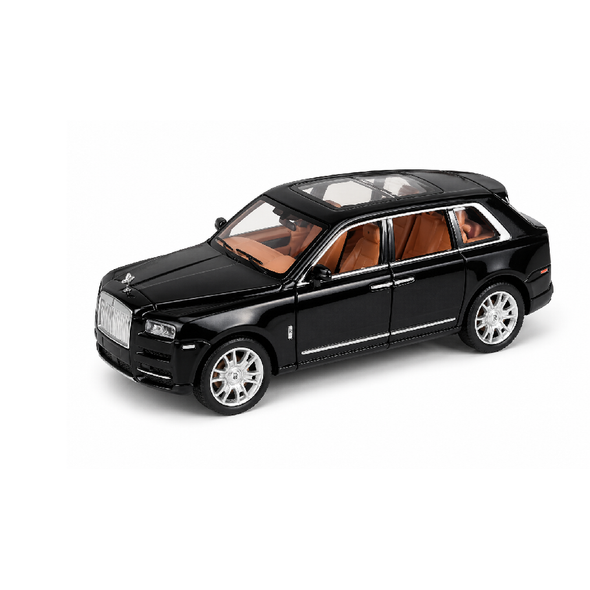 Luxury SUV Toy Car – Black Die-Cast Model with Lights, Sound & Open Doors | HCL-906