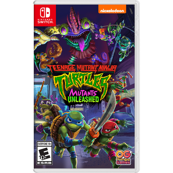 Teenage Mutant Ninja Turtles Mutants Unleashed Nintendo Switch action game cover