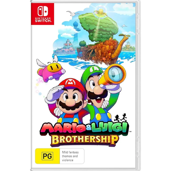 Mario & Luigi Brothership Nintendo Switch action RPG game cover