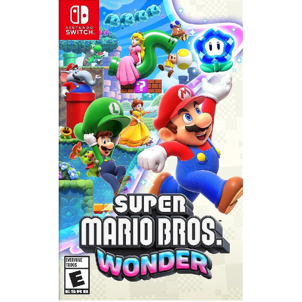 Super Mario Bros. Wonder Nintendo Switch platform adventure game cover