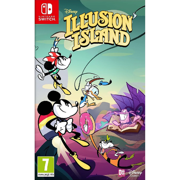 Disney Illusion Island Nintendo Switch platform adventure game cover