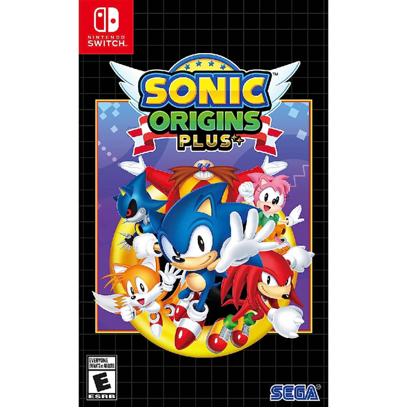 Sonic Origins Plus Nintendo Switch classic Sonic platform game collection cover