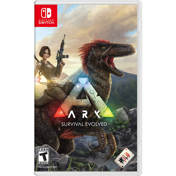ARK Survival Evolved Nintendo Switch open-world dinosaur survival game cover
