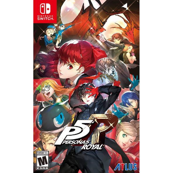 Persona 5 Royal Nintendo Switch JRPG game cover
