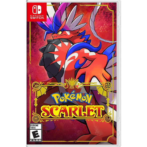 Pokémon Scarlet Nintendo Switch open-world RPG game cover
