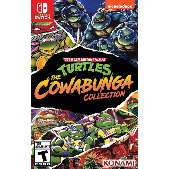Teenage Mutant Ninja Turtles Cowabunga Collection Nintendo Switch classic arcade game cover