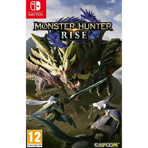 Monster Hunter Rise Nintendo Switch action RPG monster hunting game cover