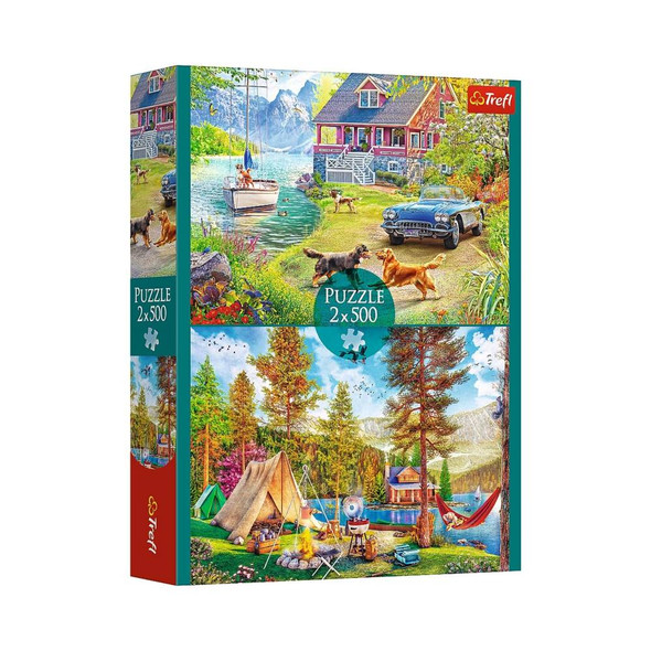 Trefl 2x500 Pcs Puzzle - Summertime Relax | 37497