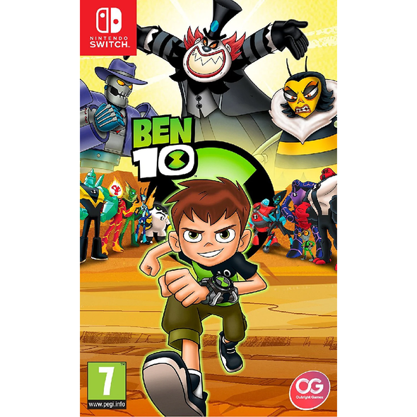 Ben 10 Nintendo Switch action adventure game cover