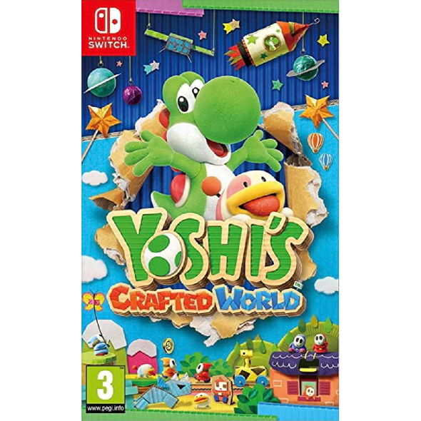 Yoshi's Crafted World Nintendo Switch platform adventure game cover