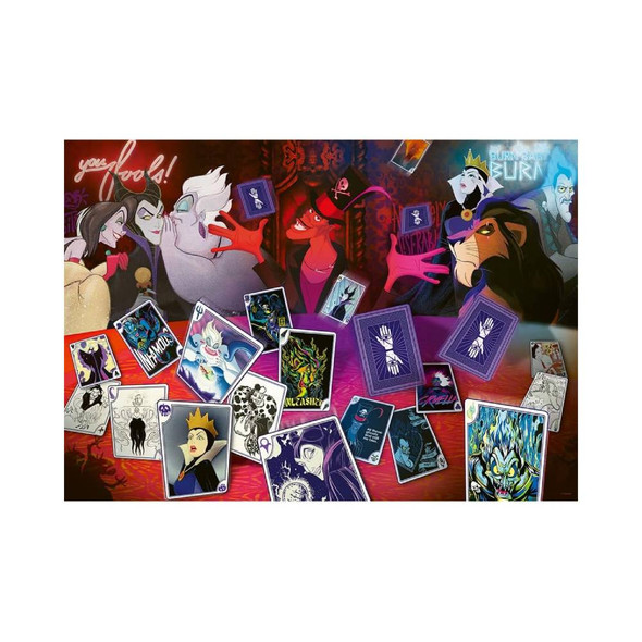 Trefl Disney Villains Only Good Cards 1000-Piece Puzzle | 10719