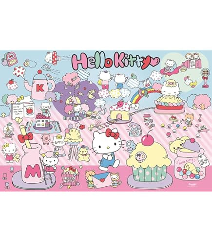 Trefl 300 “Explore the World of Hello Kitty” Puzzle | 23031