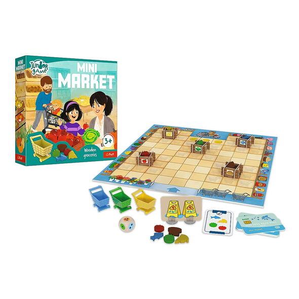 Trefl Mini Market 02481 junior shopping board game for children