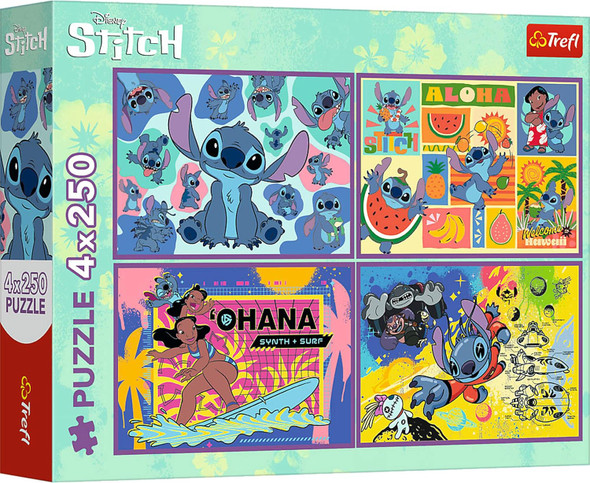 Trefl 4×250 “Amazing Stitch” Puzzle Set (250 pcs) | 13311