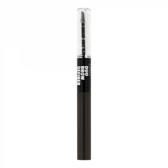 Wibo Duo Brow Definer Eyebrow Pencil & Colorless Eyebrow Gel - Black