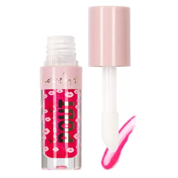 Wibo Lovely Lip Gloss Top Coat Pout - Hot Pink (Shade 4)