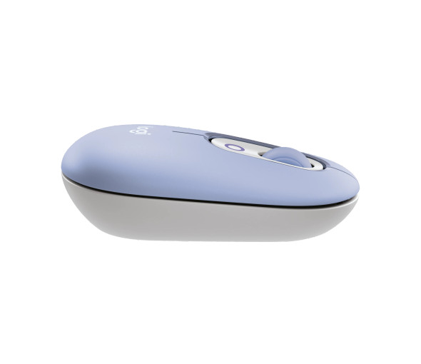 Logitech POP Mouse Wireless with Customizable Emojis Silent Touch Bluetooth ,Lilac | 910-006422