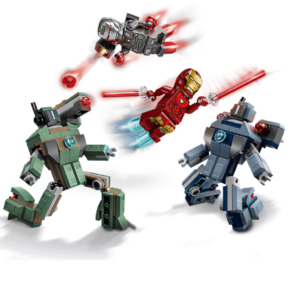 LEGO Marvel Iron Man and War Machine vs Hammer Drones 76320 building set