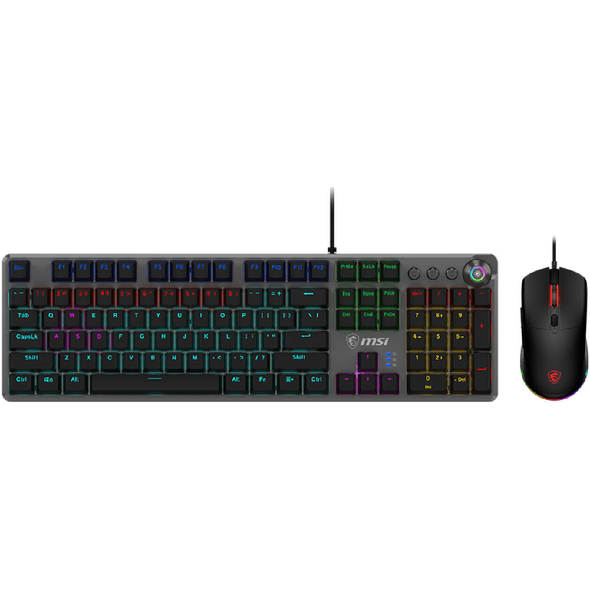 MSI FORGE GK310 USB RGB gaming keyboard and mouse combo Arabic | FGK310