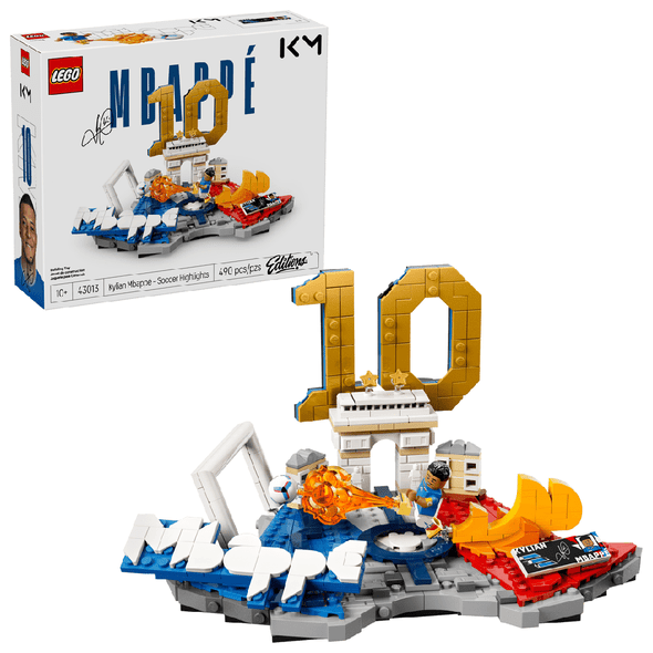 LEGO Editions Kylian Mbappé Soccer Highlights 43013 building set