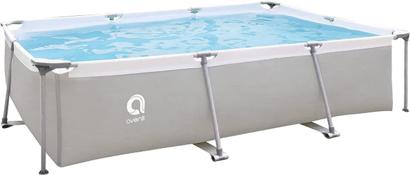Jilong Avenli Steel Frame Rectangular Pool Set with Filter Pump - 394×207×80cm | 17723EU