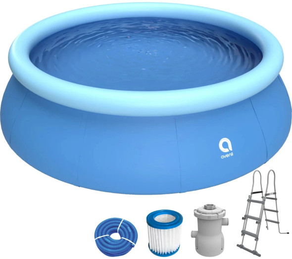 Jilong Avenli Prompt Set Round Pool Set with Filter Pump & Ladder - 360×90cm | 17795EU
