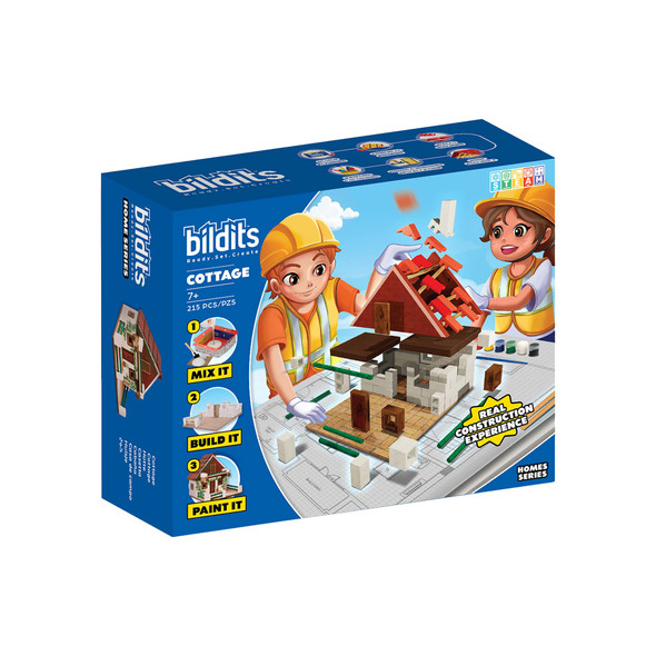 Bildits Cottage DIY Construction Kit - 215 Pieces