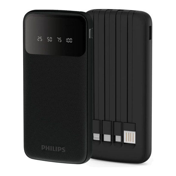 Philips Power Bank 10,000mAh - Black | DLP7710NB/70