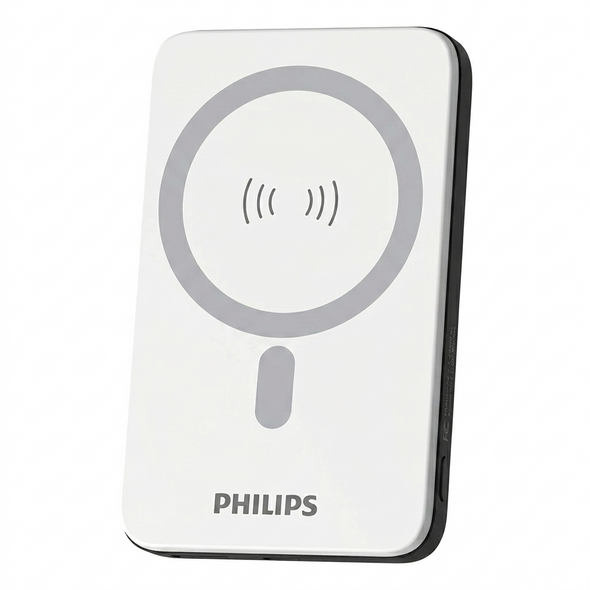 Philips Wireless Power Bank 10,000mAh - White | DLP9712CW/70
