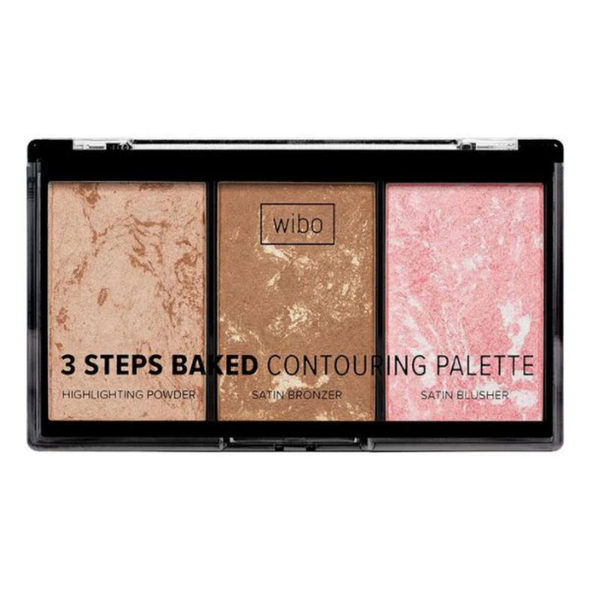 Wibo 3 Steps Baked Contour Palette