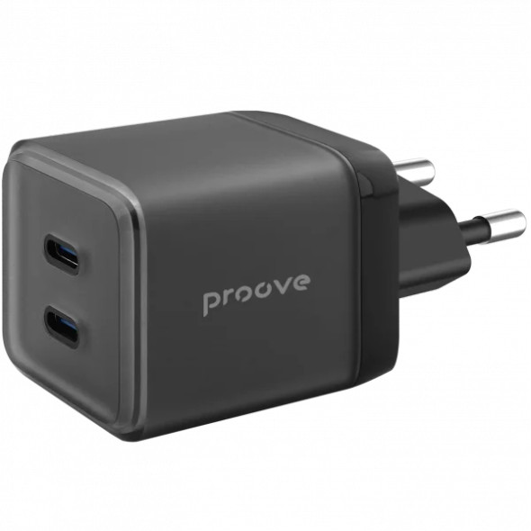Proove Pure GaN Max 67W Wall Charger 2 Type-C - Black | WCPU67022201