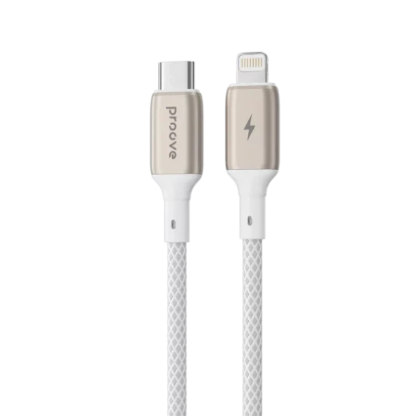 Proove Dense Metal Type-C to Lightning Cable 27W 1m - White | CCDM27002102