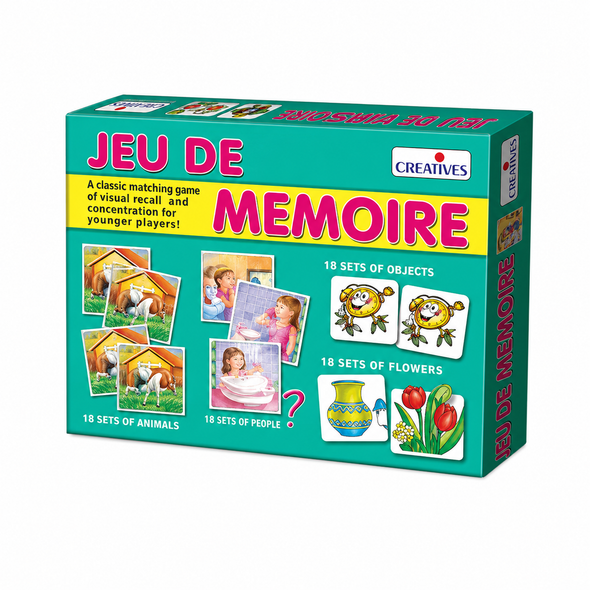 Creatives Jeu De Memoire 20-piece educational memory game 1185