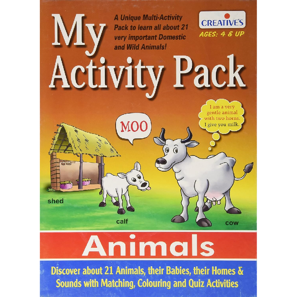 Creatives My Activity Pack Animals 12-piece educational set 0182