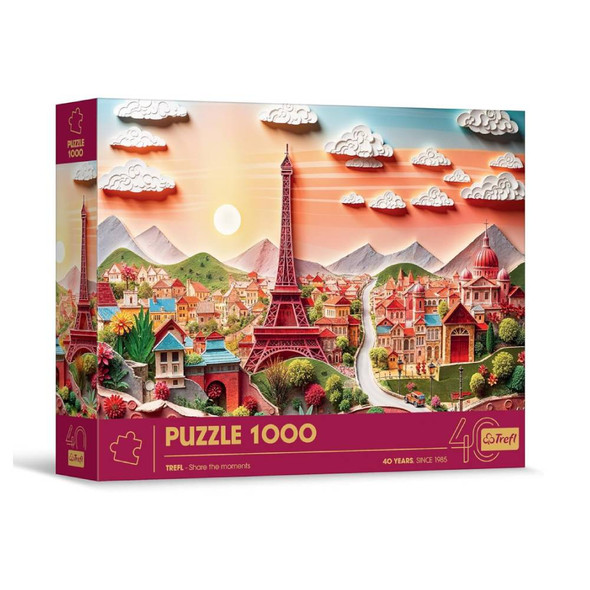 Trefl 40th Anniversary Paris Puzzle 1000 Pieces | 40044