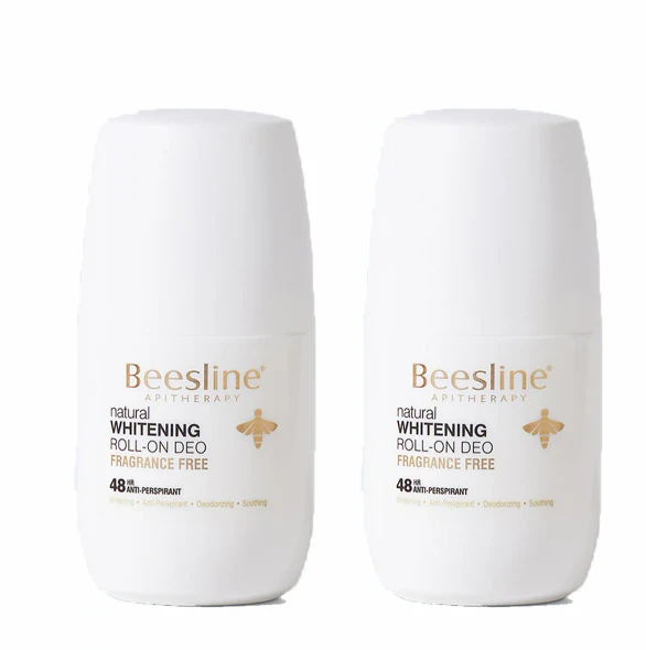 Beesline Coffret Whitening Roll-On Deo Fragrance Free 1+1