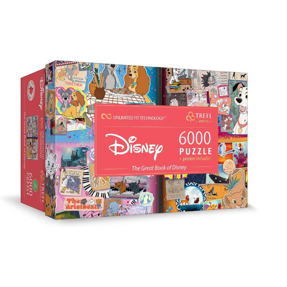 Trefl Prime UFT The Great Book of Disney Puzzle 6000 Pieces | 81037