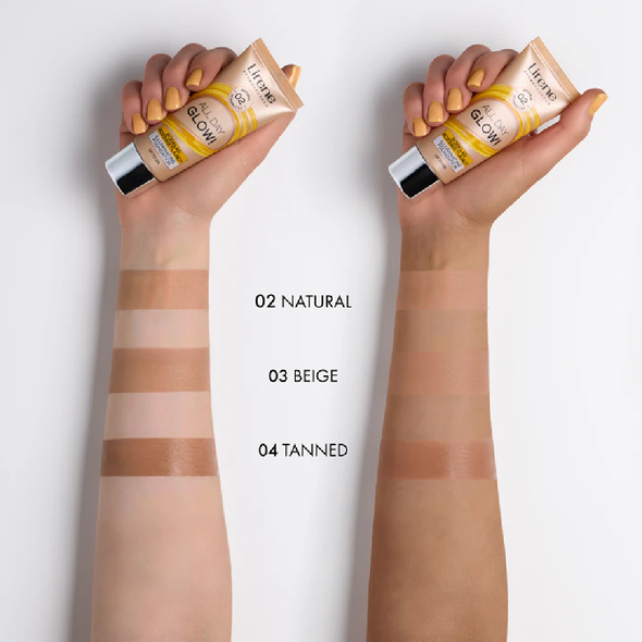 Lirene All Day Glow Foundation - Beige (Shade 03)