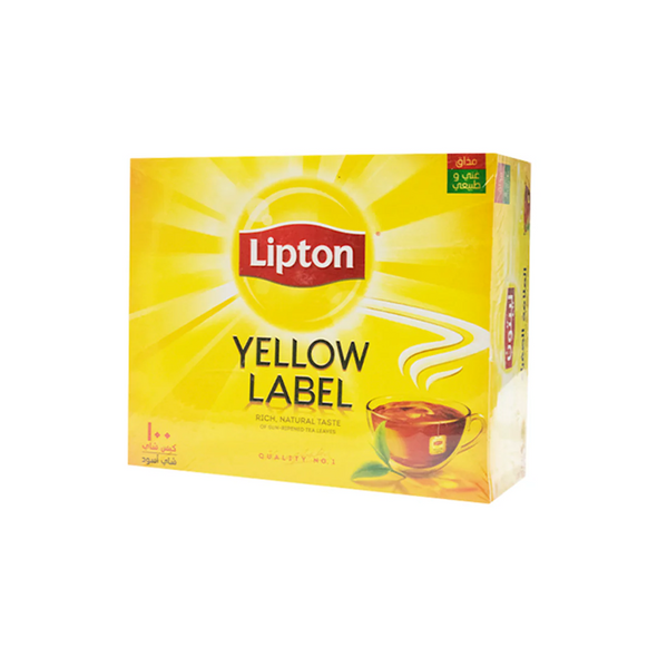 Lipton Yellow Label Black Tea 100 Tea Bags | 273204