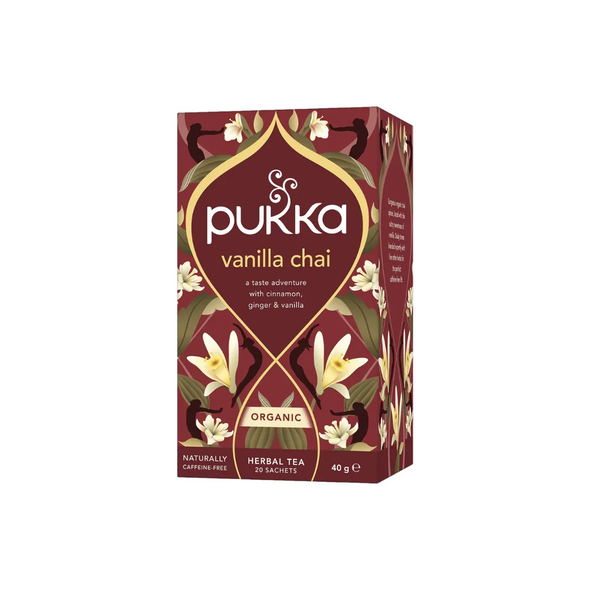 Pukka Organic Vanilla Chai Herbal Tea 20 Tea Bags | 298018