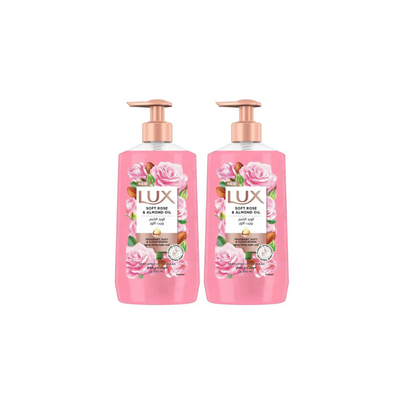 Lux Soft Rose & Almond Oil Hand Wash 500ml 2 @ 20% OFF | 297834